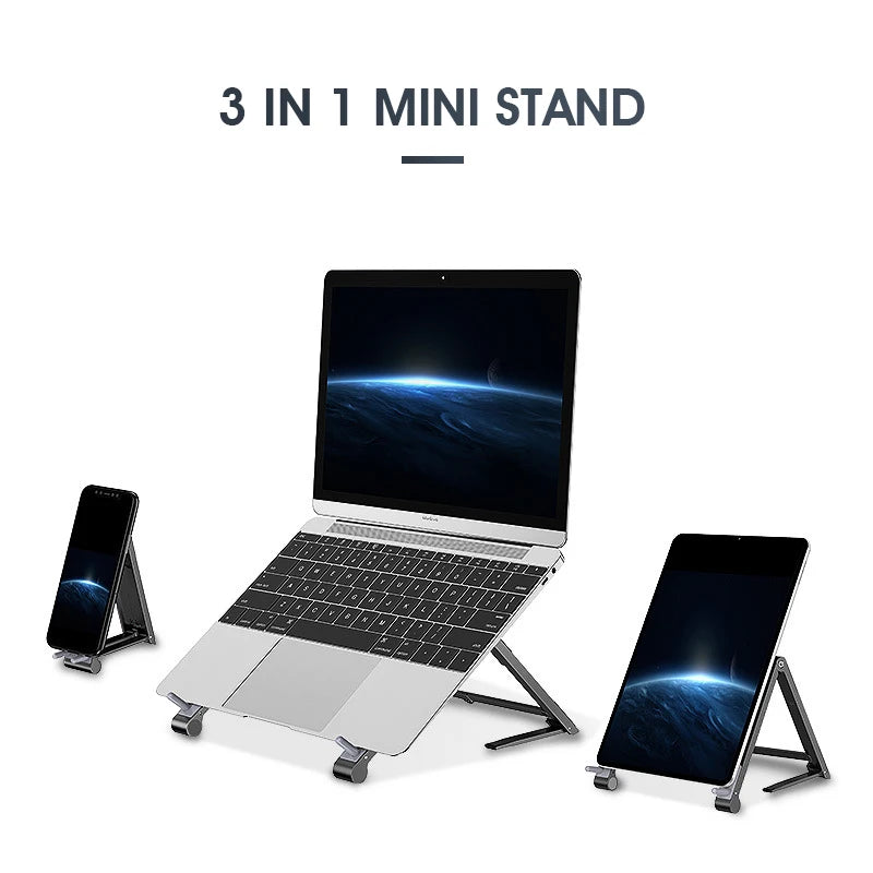 FlexiLite Trio Stand : Perfektion für Mini-Laptops und Telefone